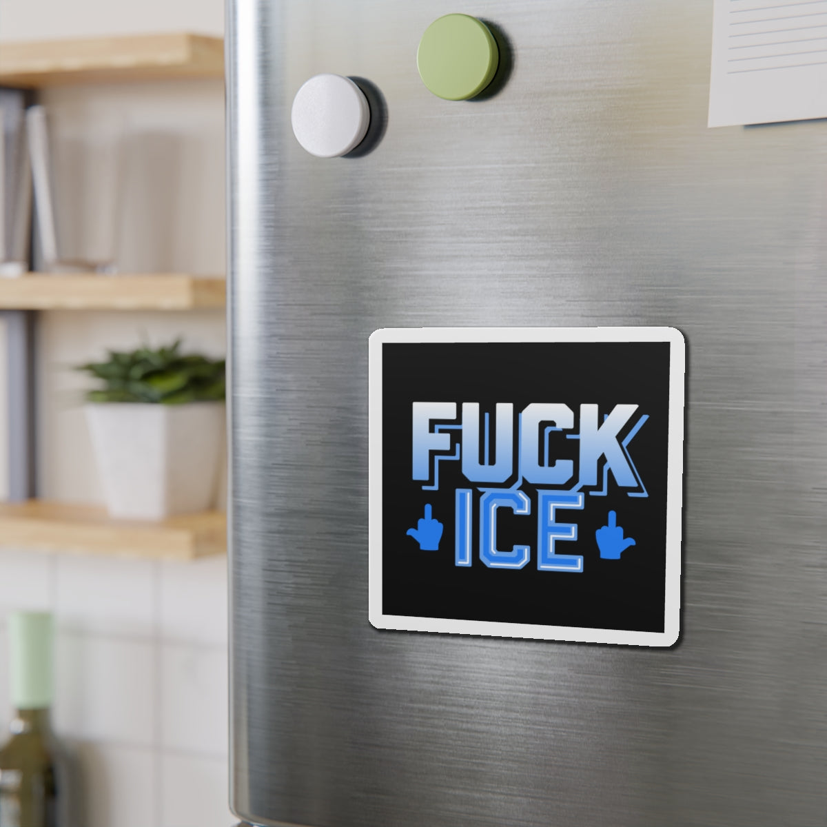 f*ck ICE - magnet (black)