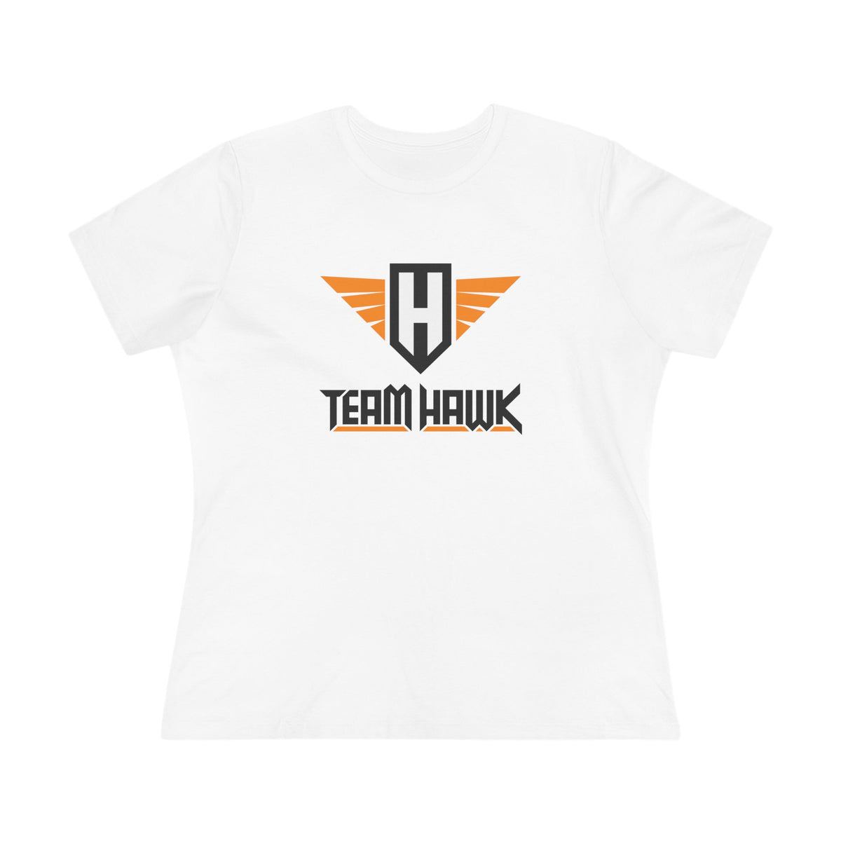 team hawk w/logo - womens relaxed fitted shirt