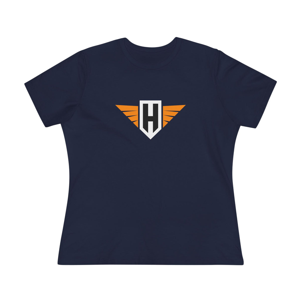 hawk logo - womens relaxed fitted shirt