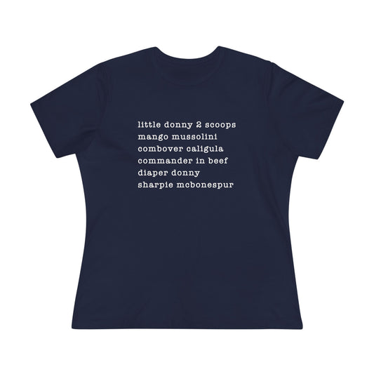 nicknames - womens relaxed fitted shirt