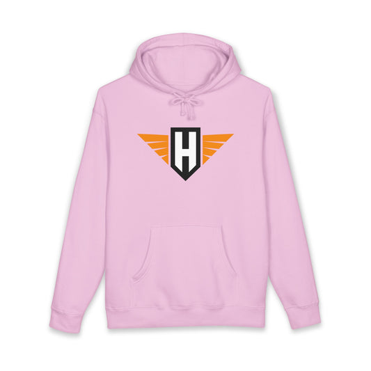 hawk logo - unisex heavyweight pullover hoodie