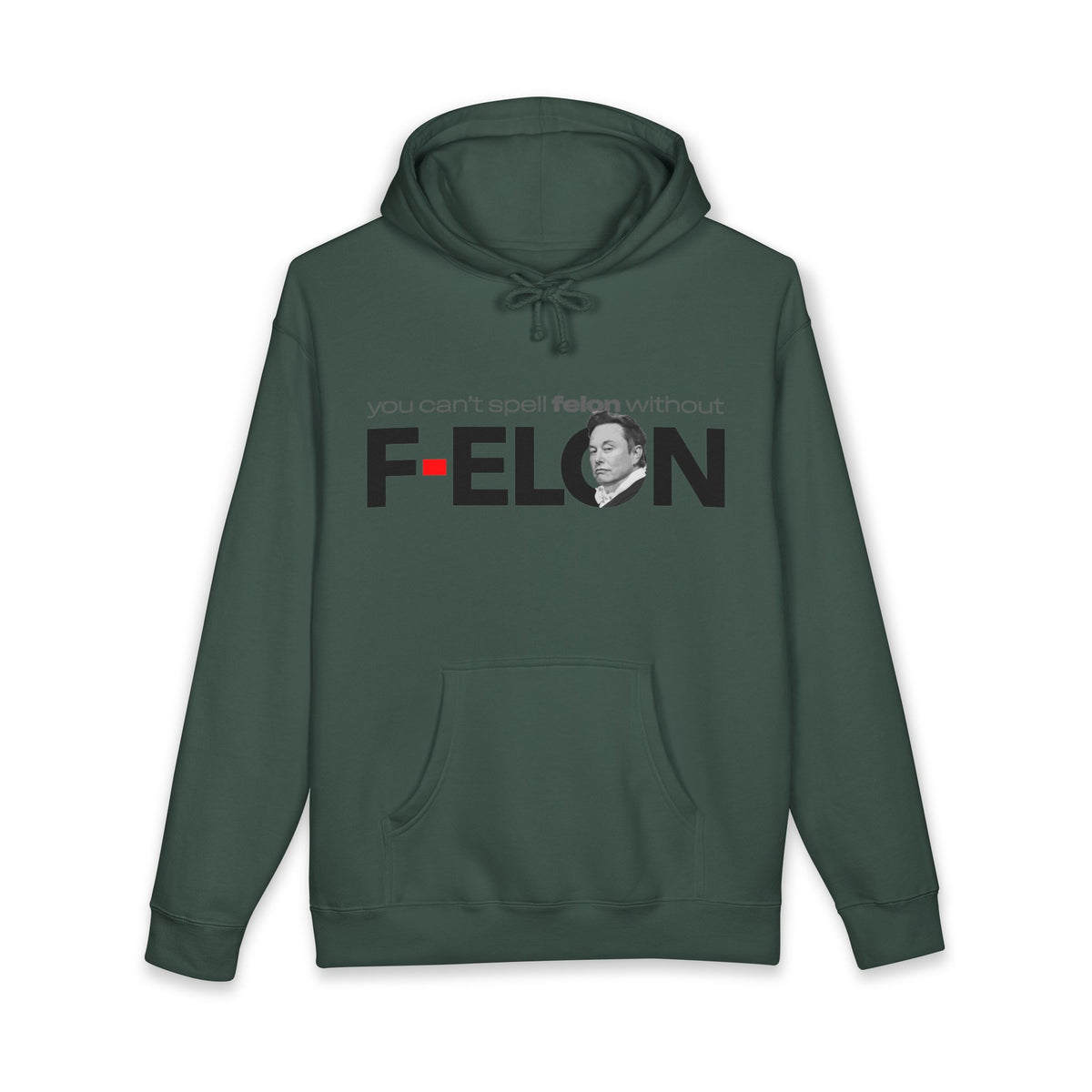 f-elon - unisex heavyweight pullover hoodie
