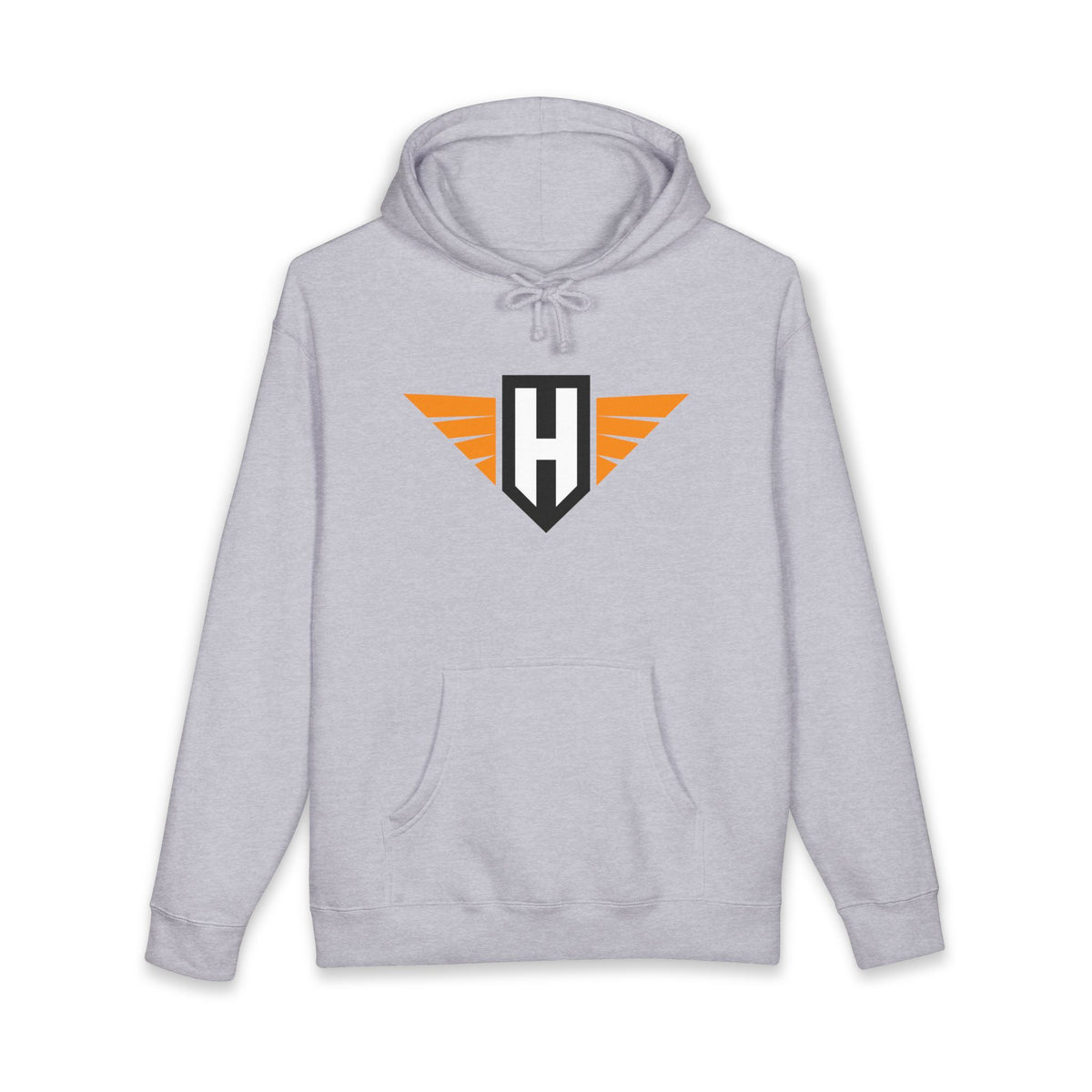 hawk logo - unisex heavyweight pullover hoodie