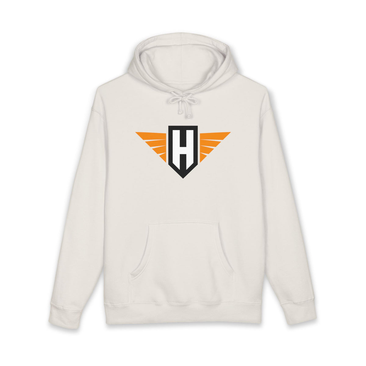 hawk logo - unisex heavyweight pullover hoodie