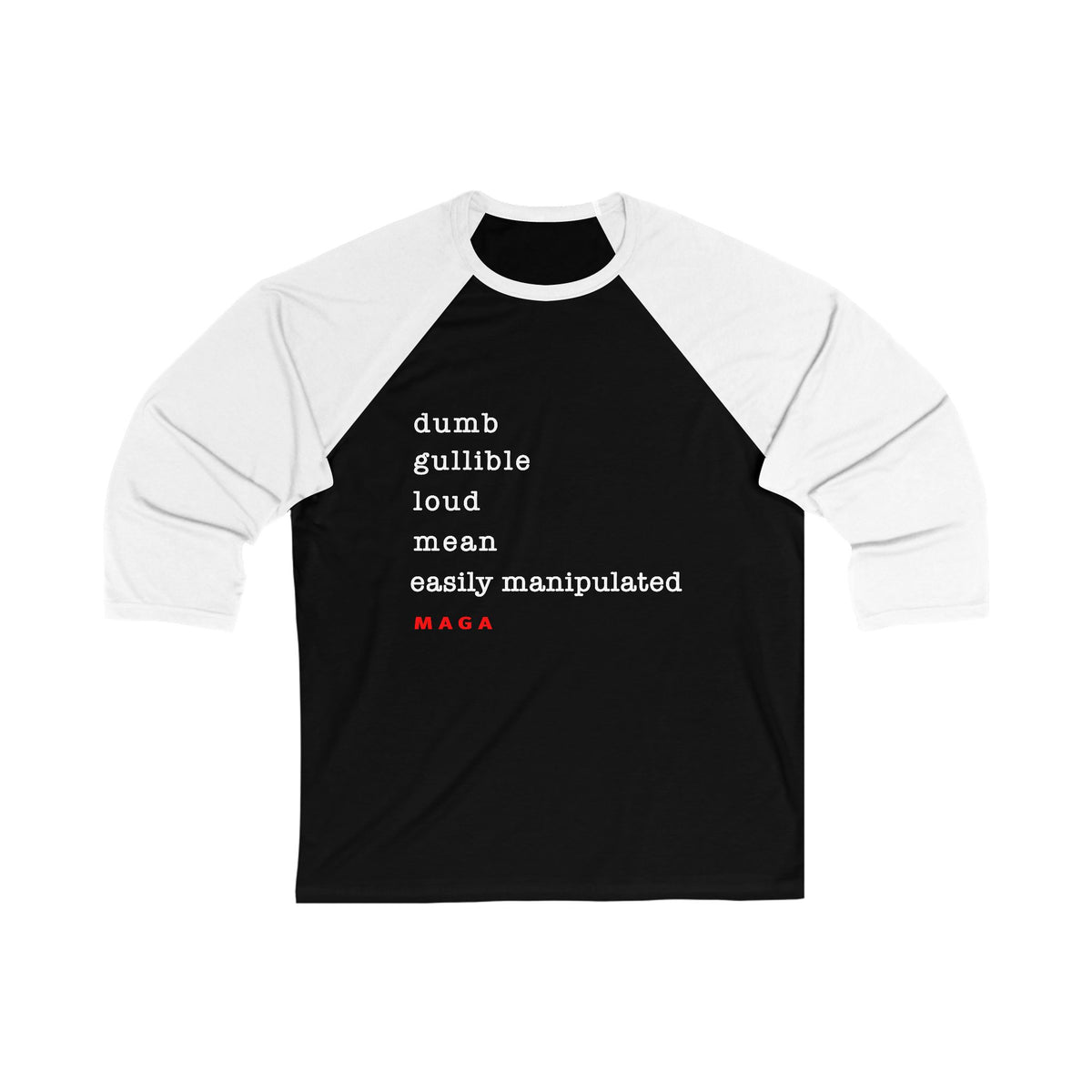 maga - unisex 3/4 sleeve t-shirt