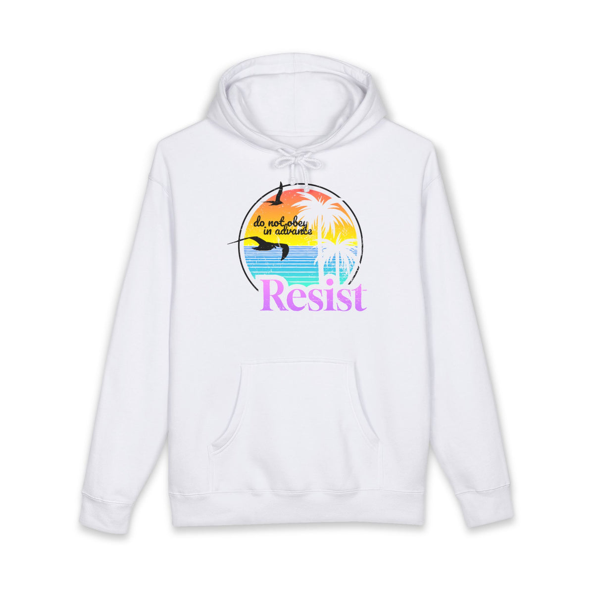 resist - unisex heavyweight pullover hoodie