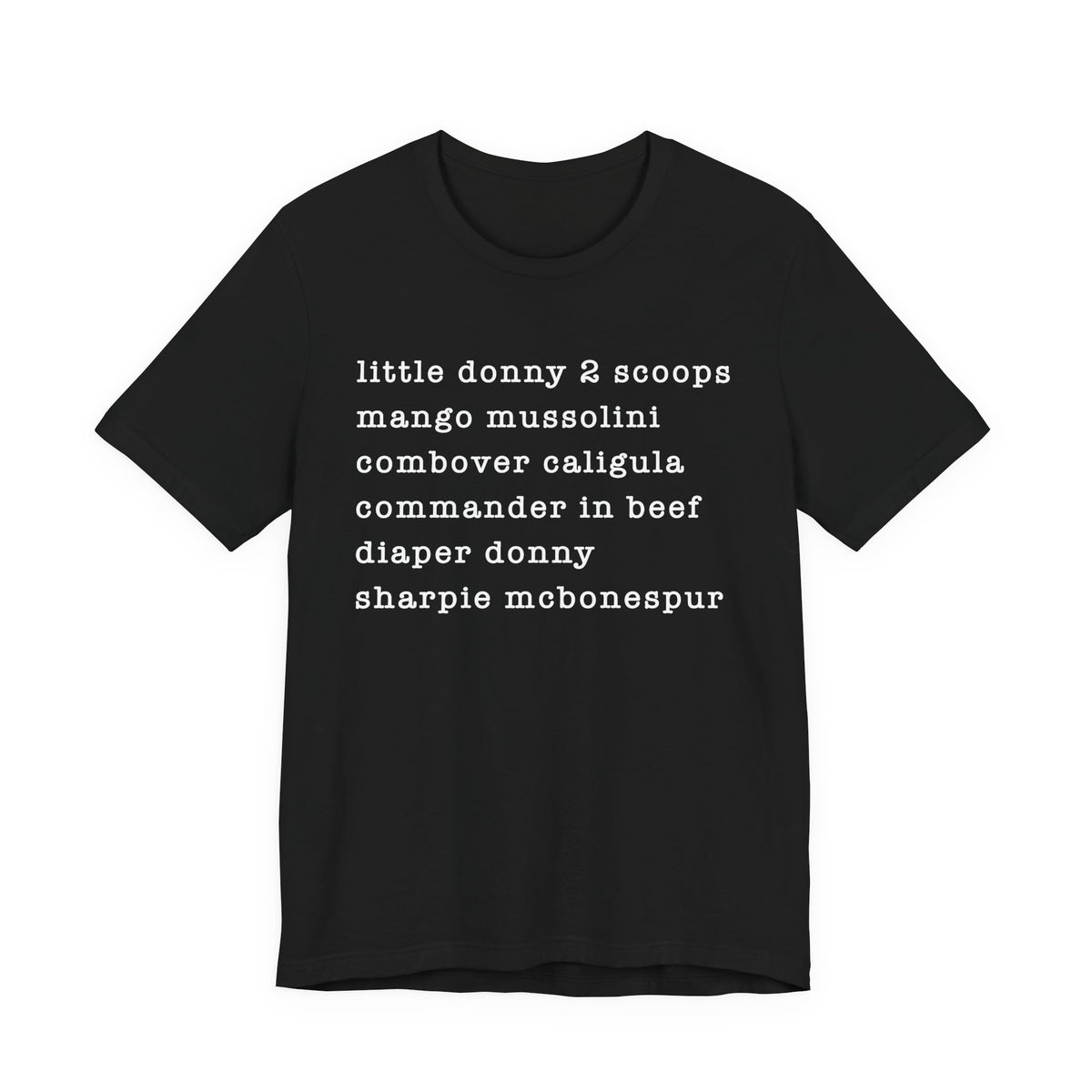 nicknames - unisex crew neck t-shirt
