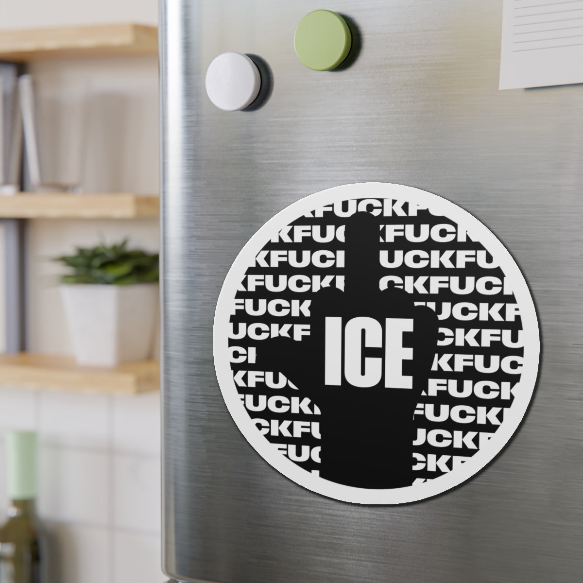 f*ck ice 2 - magnet (black)