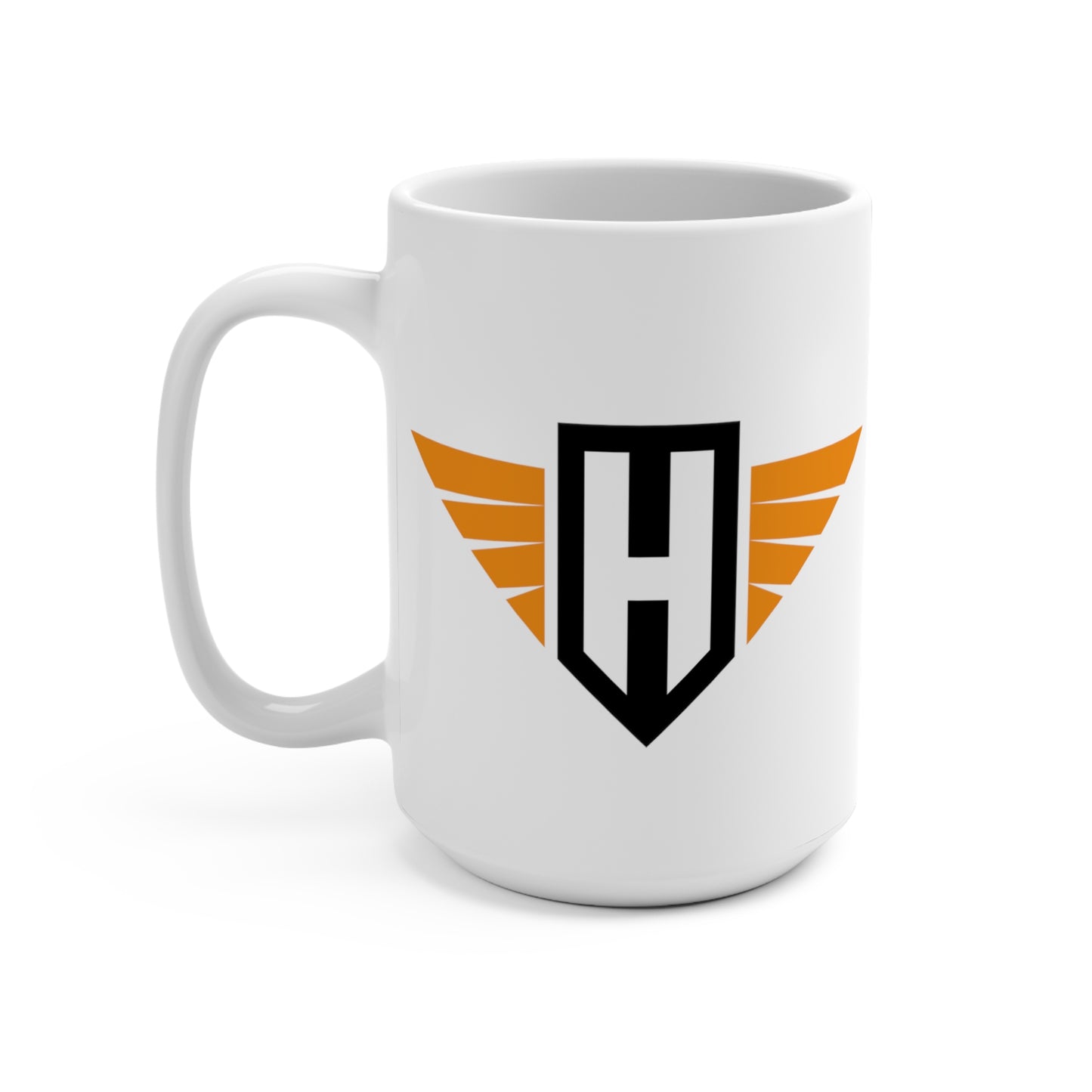 15oz Ceramic Mug - Hawk Logo