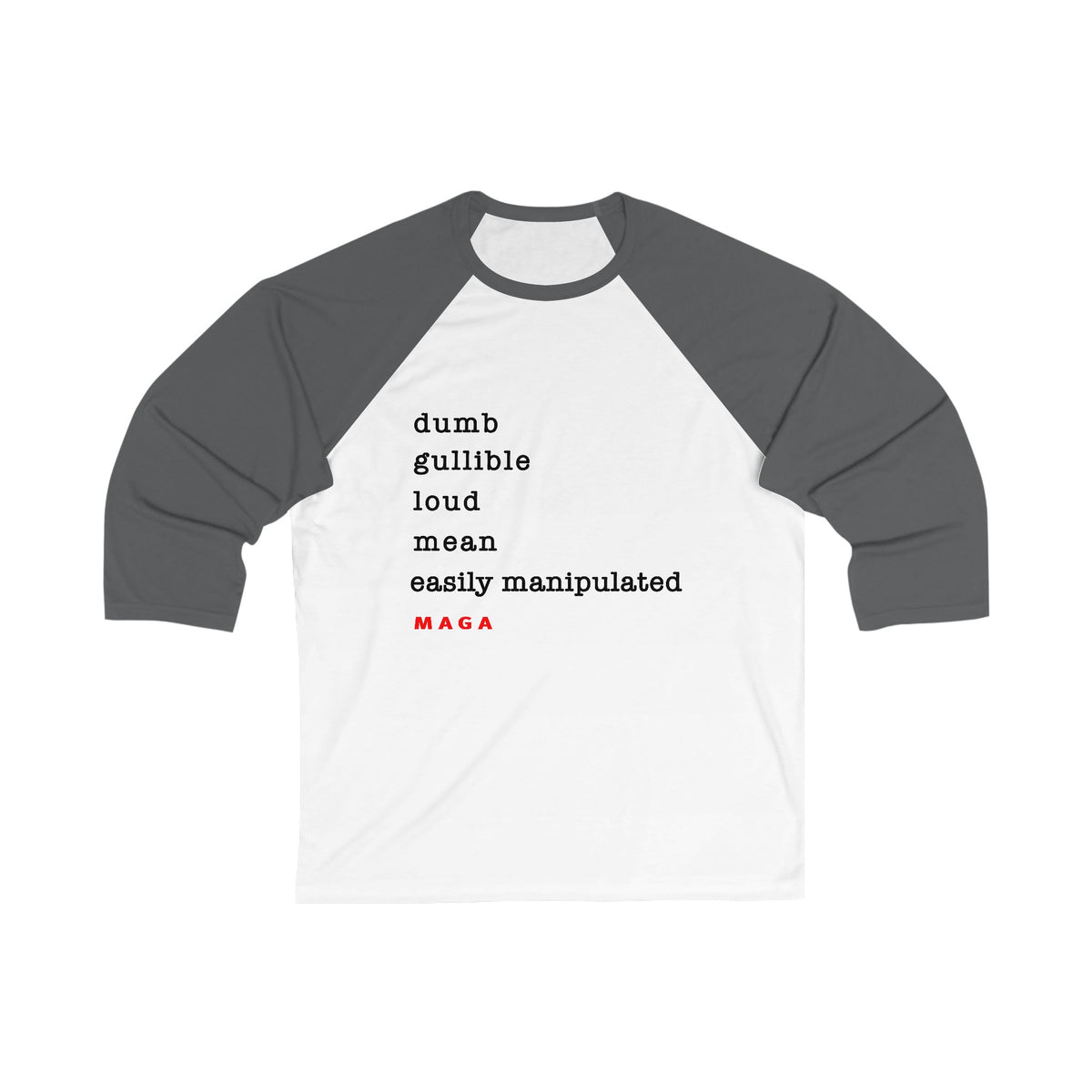 maga - unisex 3/4 sleeve t-shirt
