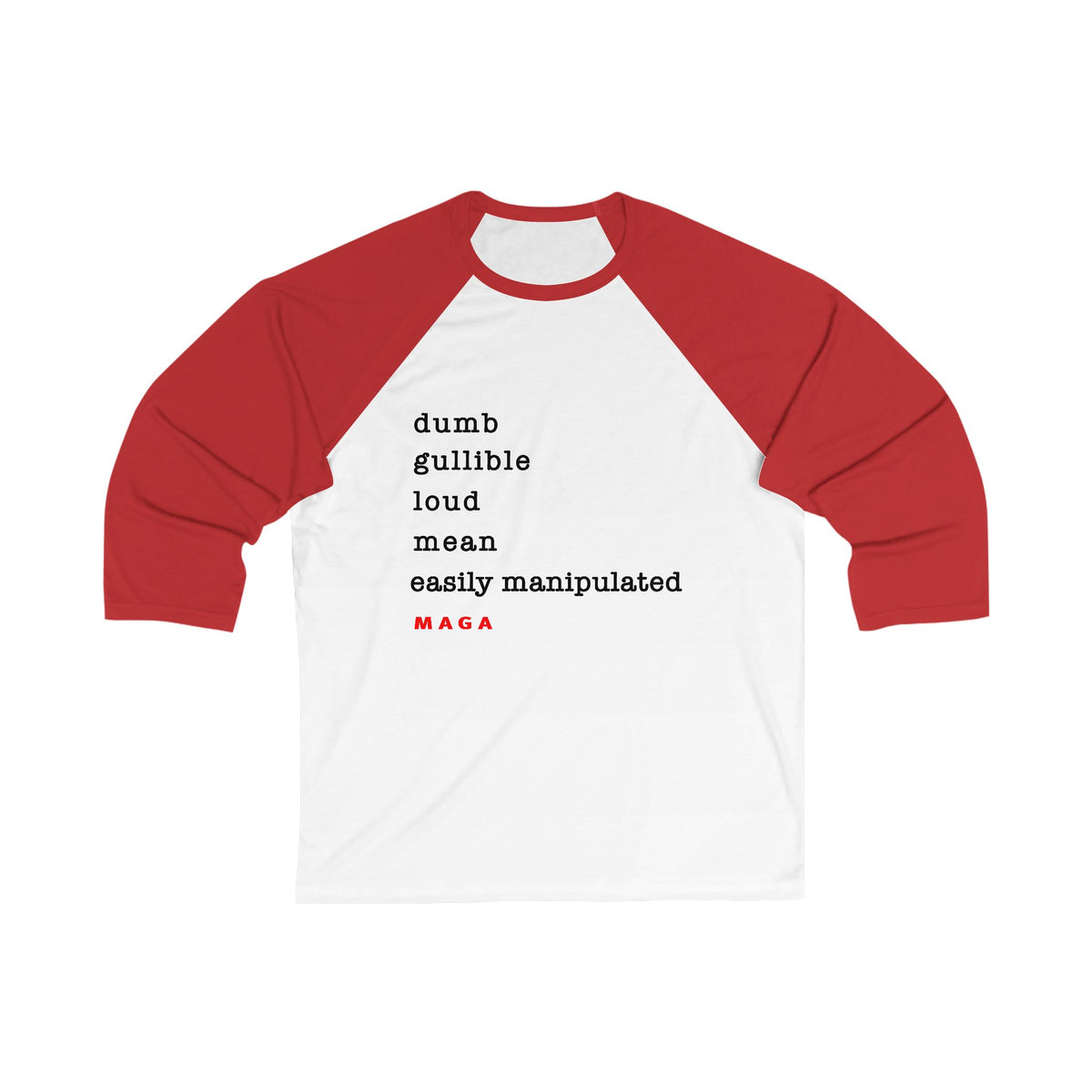 maga - unisex 3/4 sleeve t-shirt