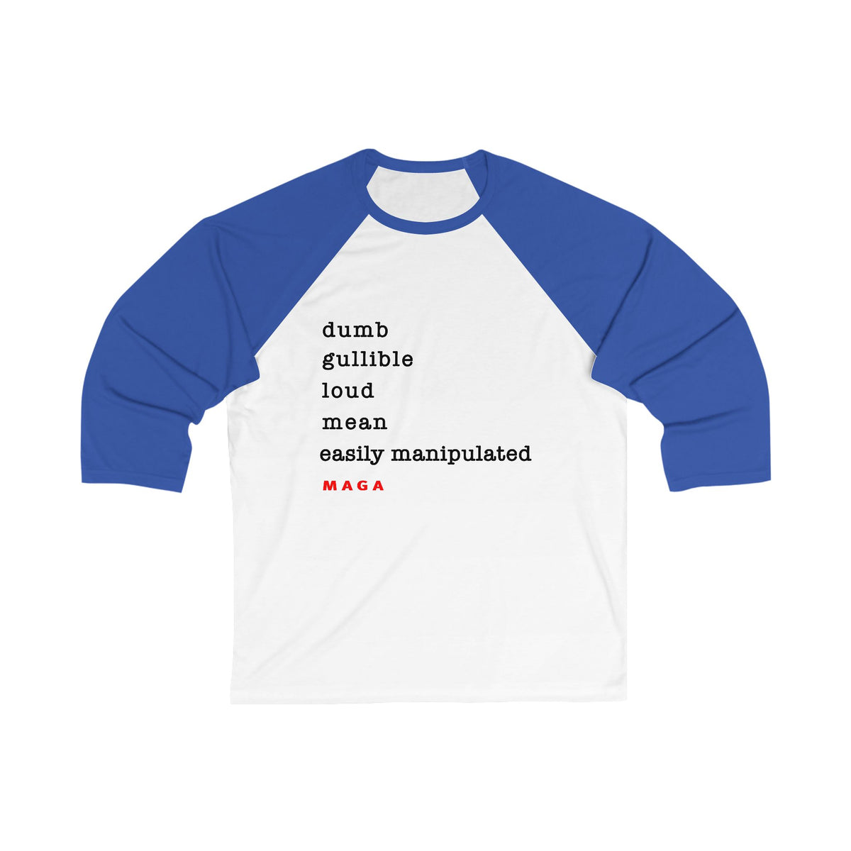 maga - unisex 3/4 sleeve t-shirt