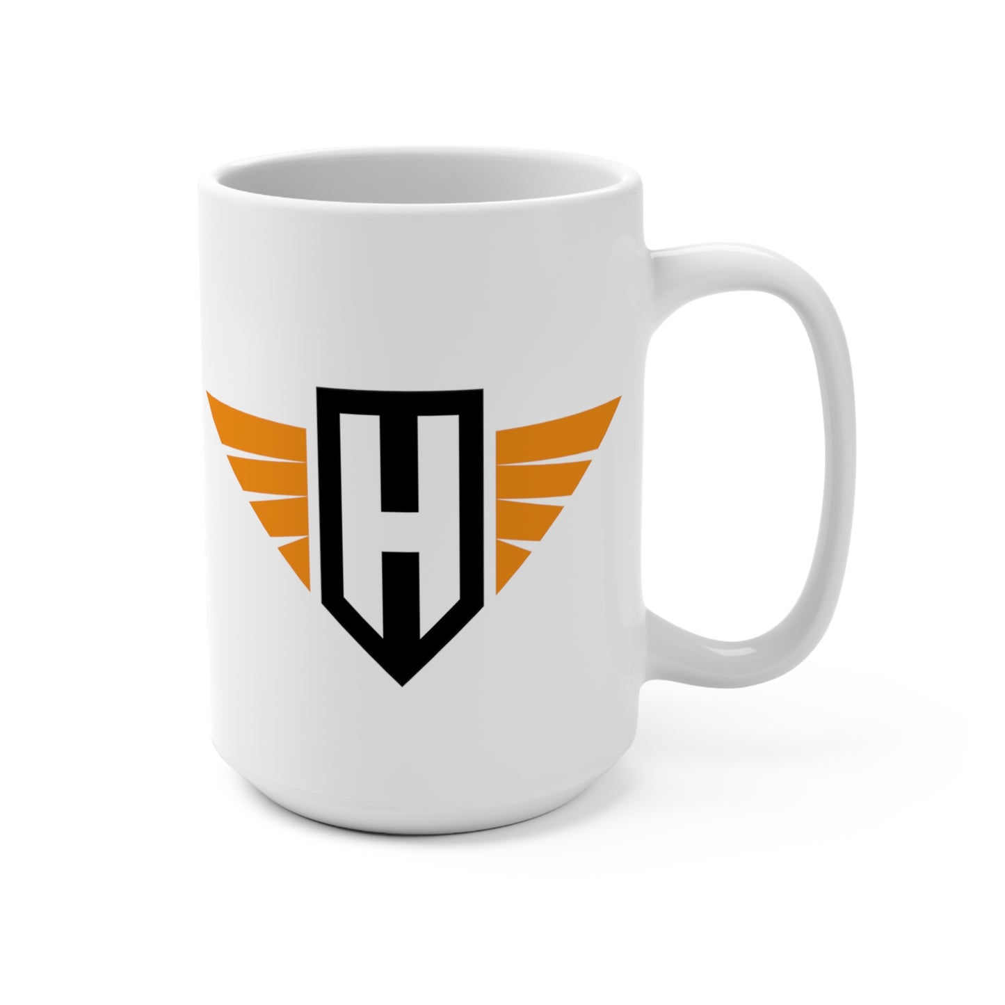 15oz Ceramic Mug - Hawk Logo