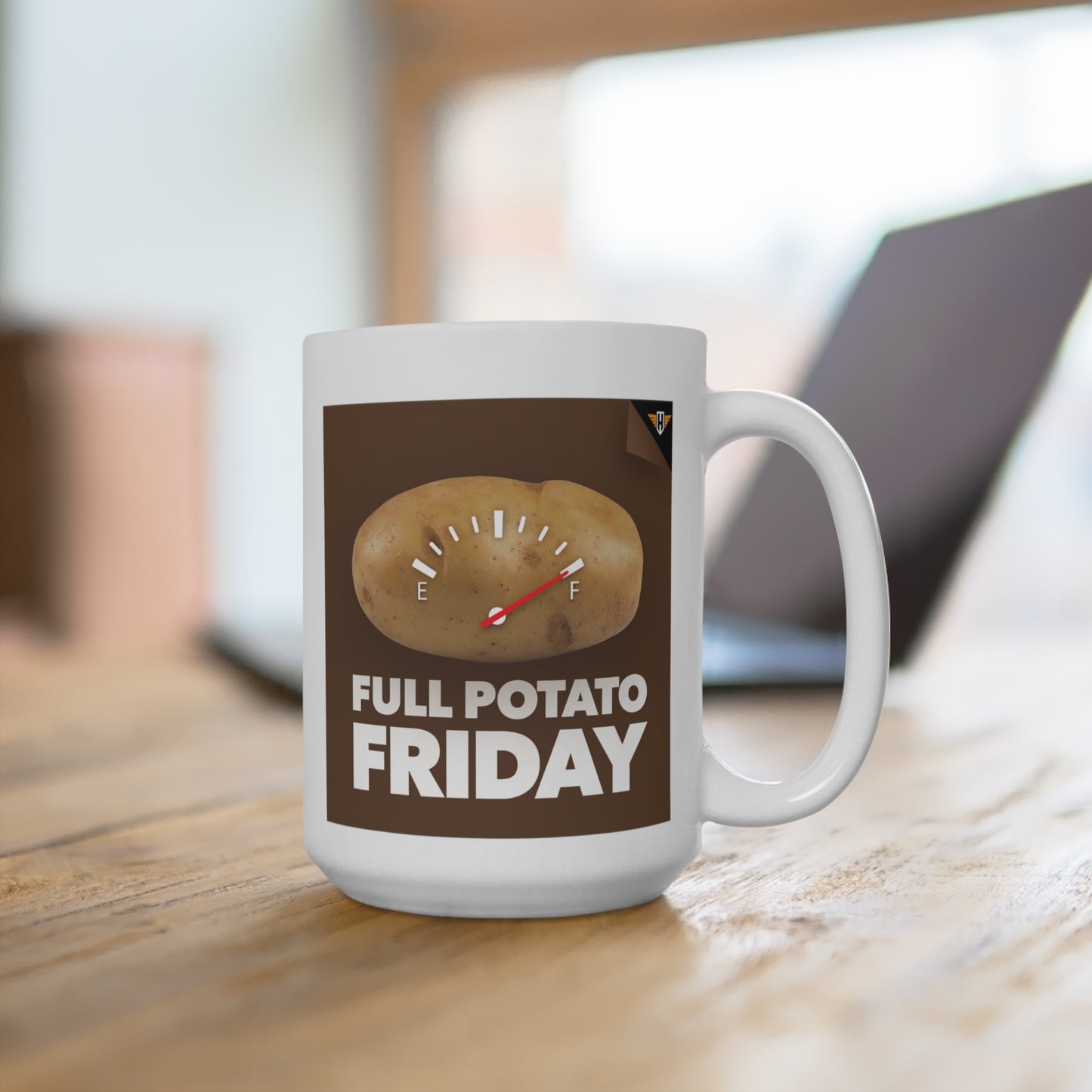 Full Potato Friday - 15oz Ceramic Mug