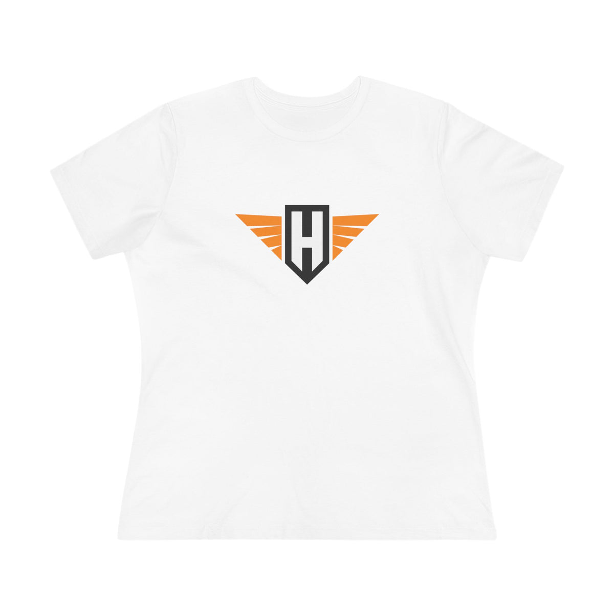 hawk logo - womens relaxed fitted shirt