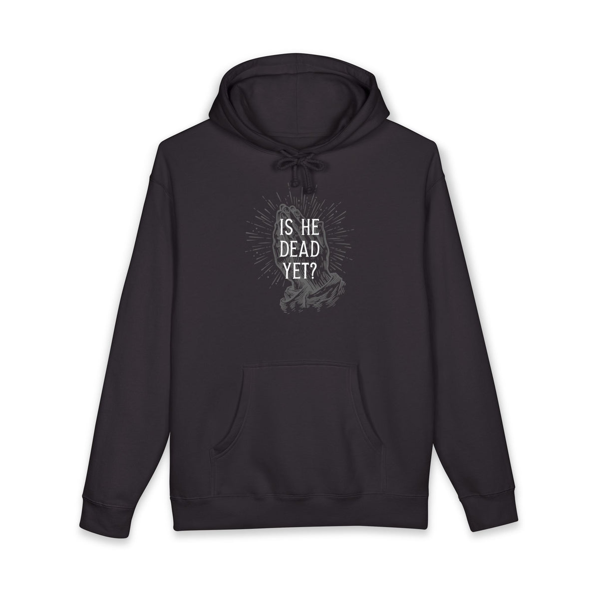 Is He Dead Yet? - unisex heavyweight pullover hoodie