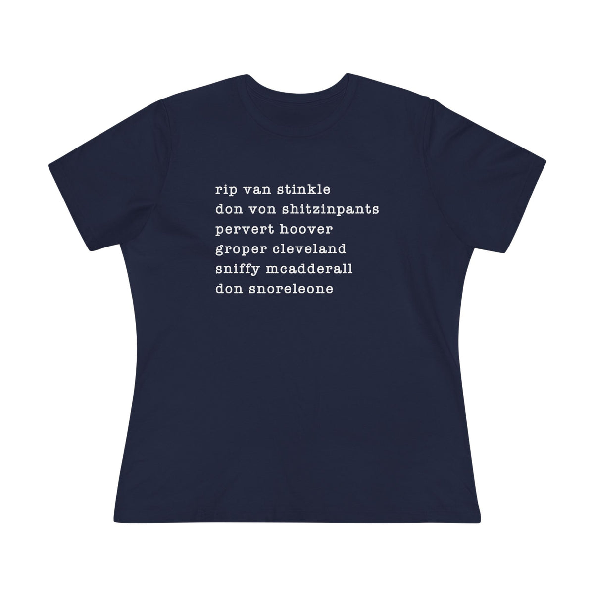 nicknames2 - womens relaxed fitted shirt