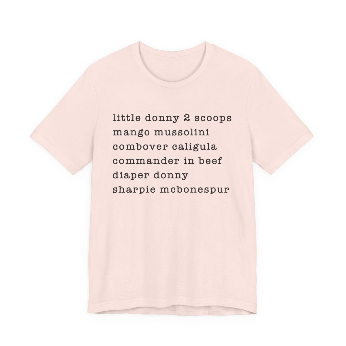 nicknames - unisex crew neck t-shirt
