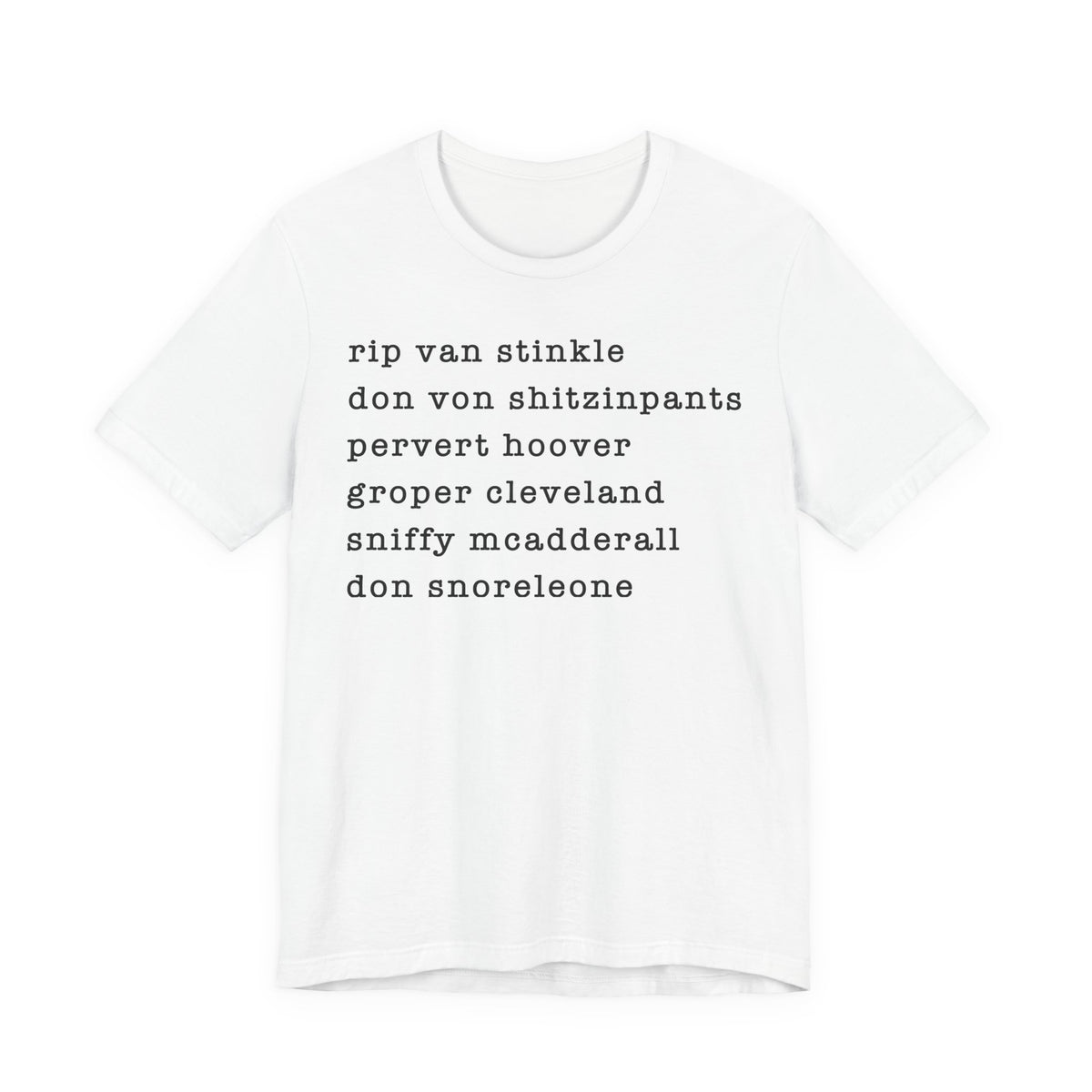 nicknames2 - unisex crew neck t-shirt