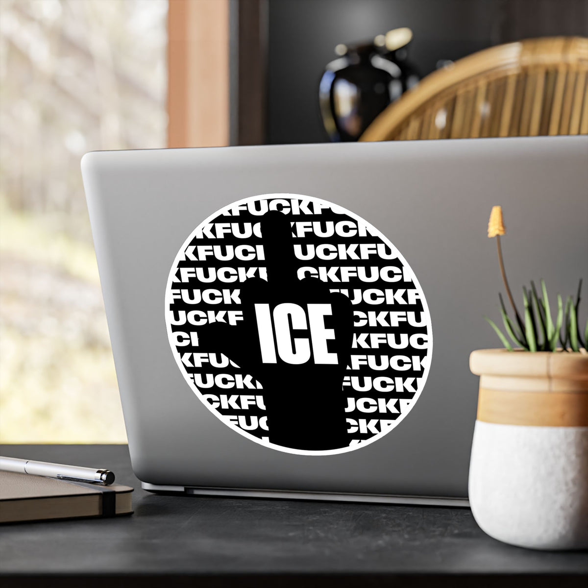 f*ck ice 2 -  vinyl sticker (black)