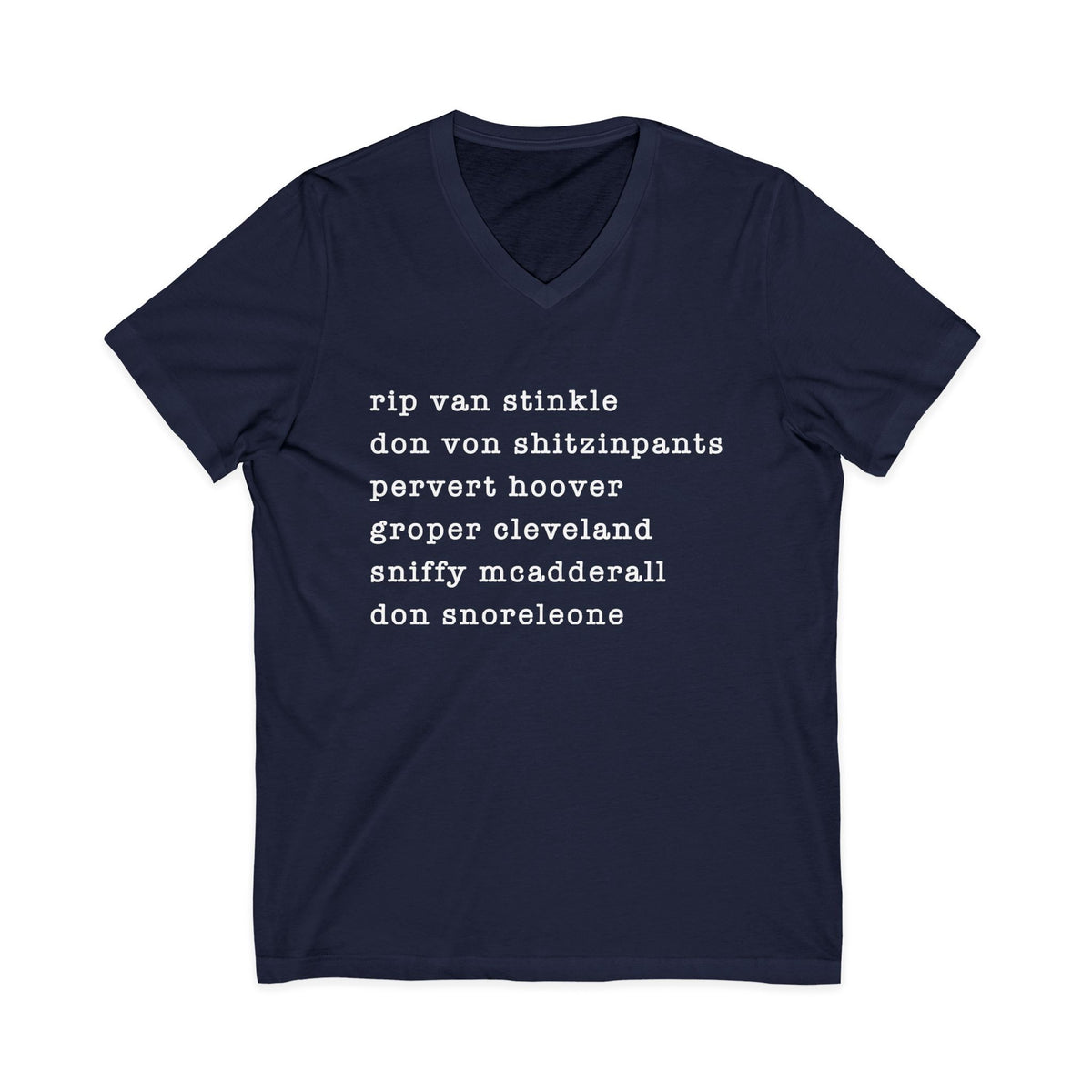 nicknames2 - unisex v-neck t-shirt