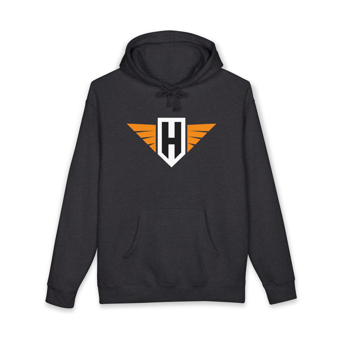 hawk logo - unisex heavyweight pullover hoodie