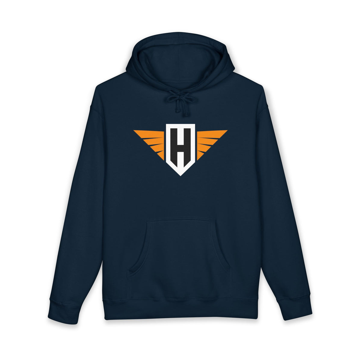 hawk logo - unisex heavyweight pullover hoodie