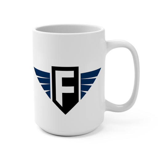 15oz Ceramic Mug - Falcon & Hawk Logos