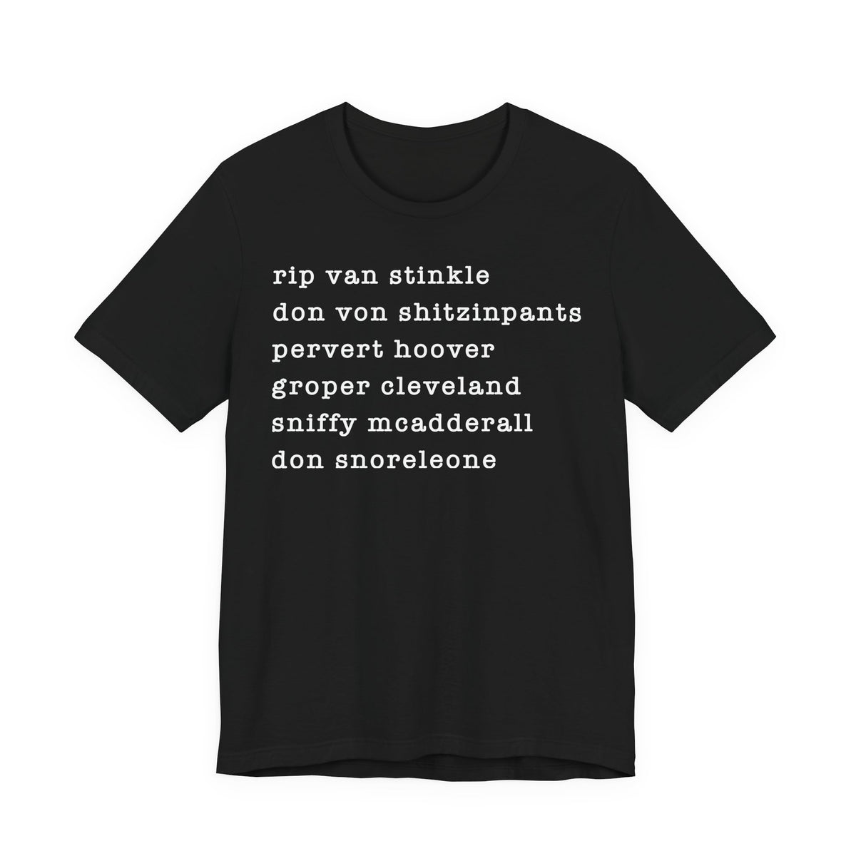 nicknames2 - unisex crew neck t-shirt