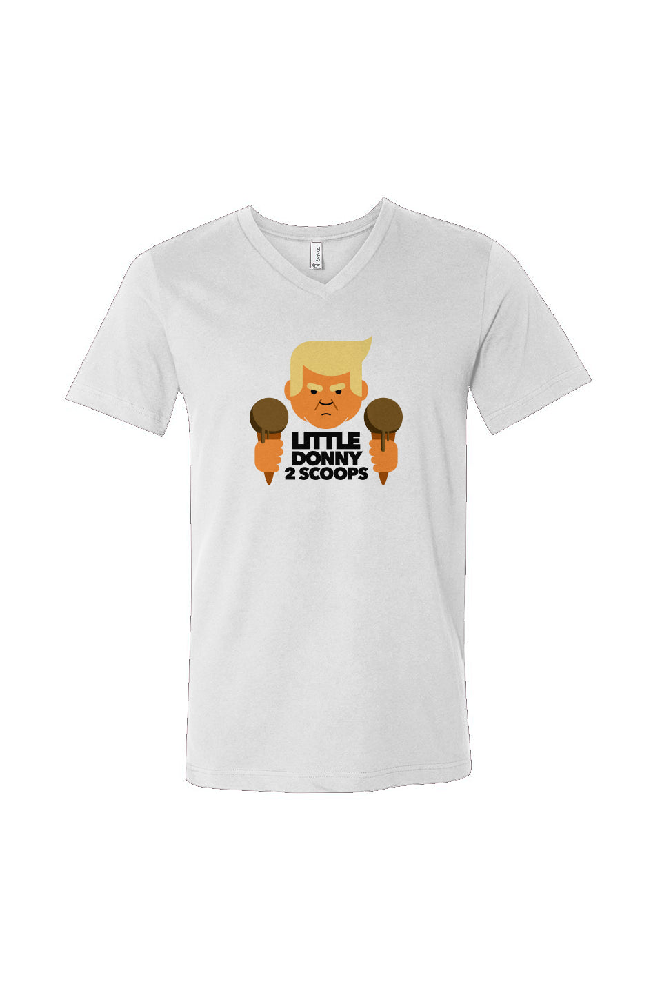 little donny 2 scoops - mens v-neck