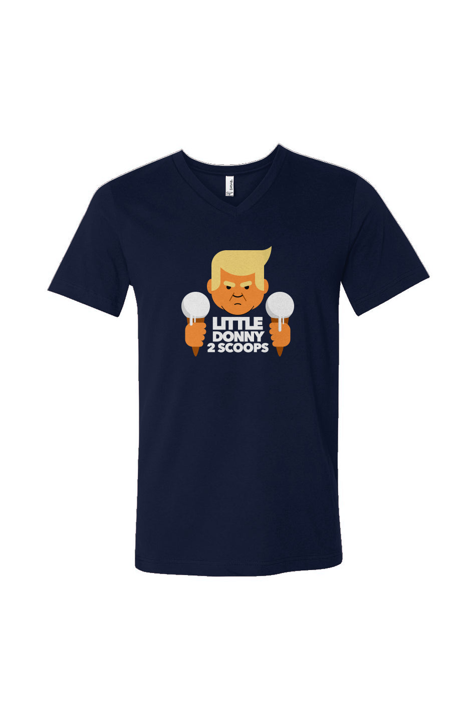 little donny 2 scoops - mens v-neck