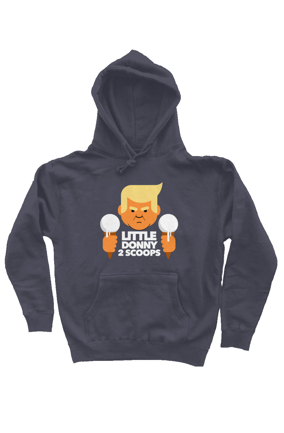 little donny 2 scoops - unisex heavyweight hoodie