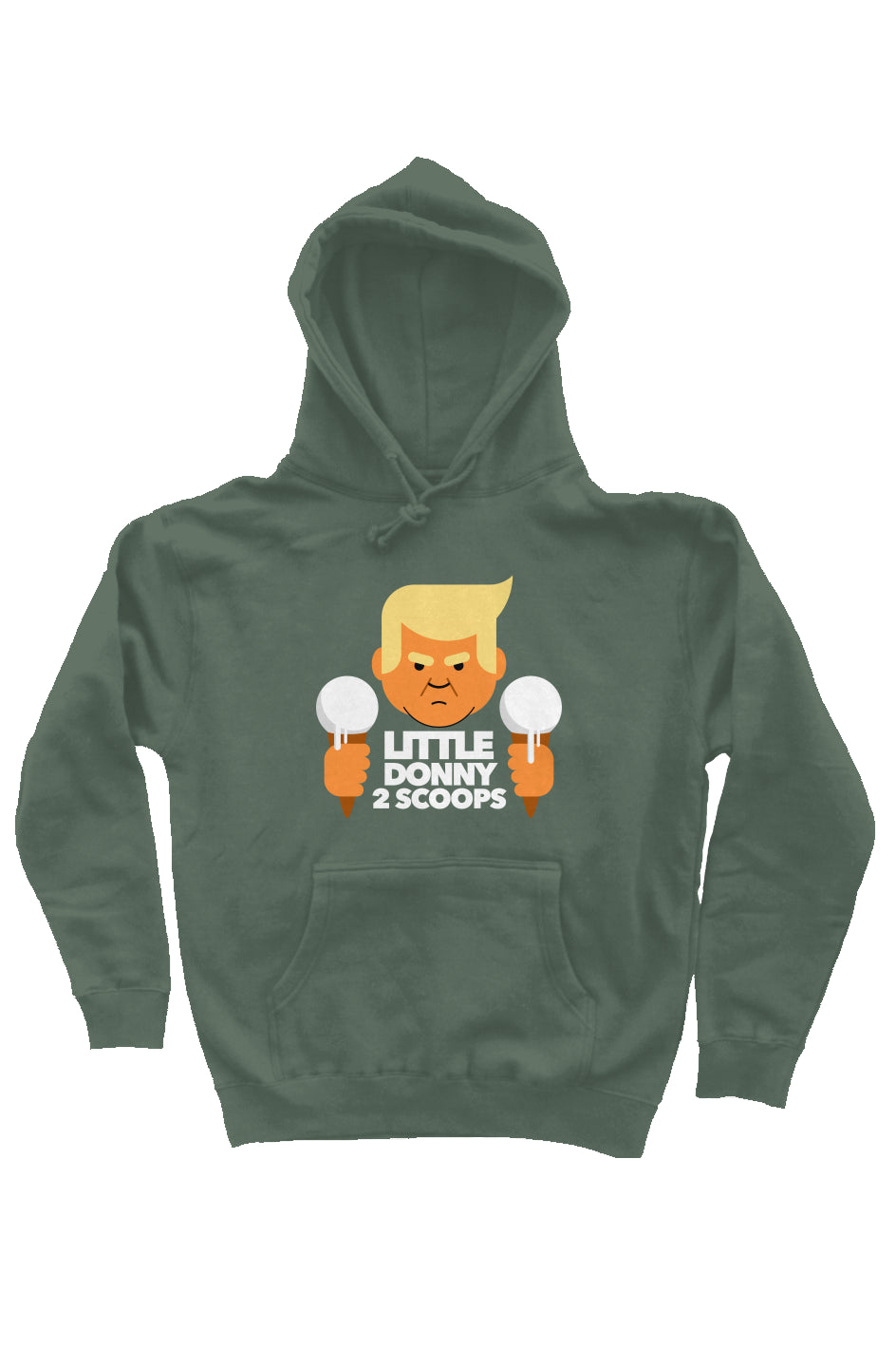 little donny 2 scoops - unisex heavyweight hoodie