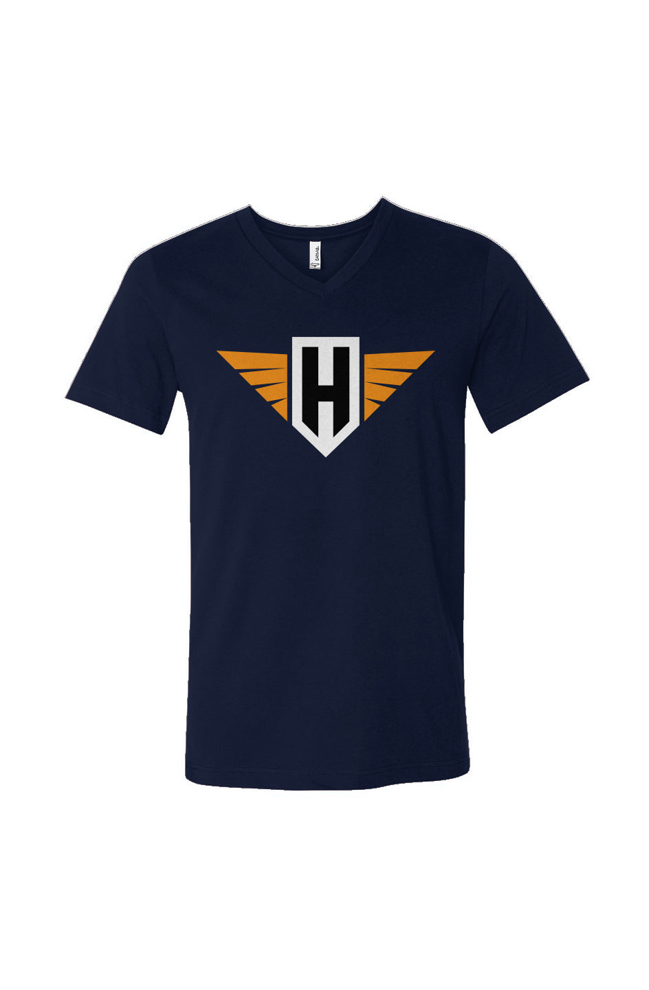 hawk logo - mens v-neck