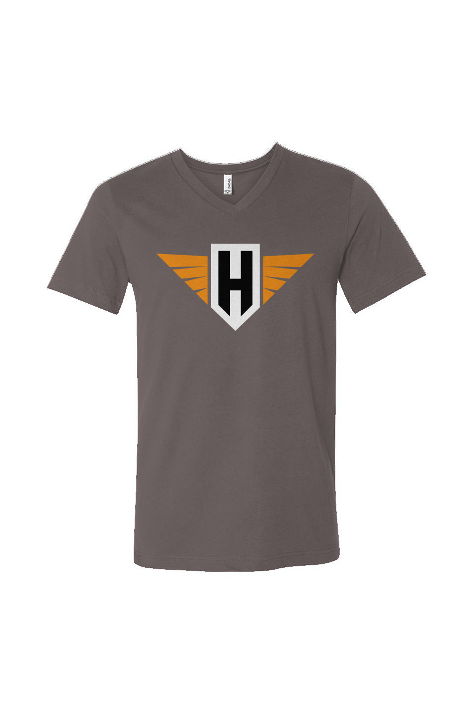 hawk logo - mens v-neck