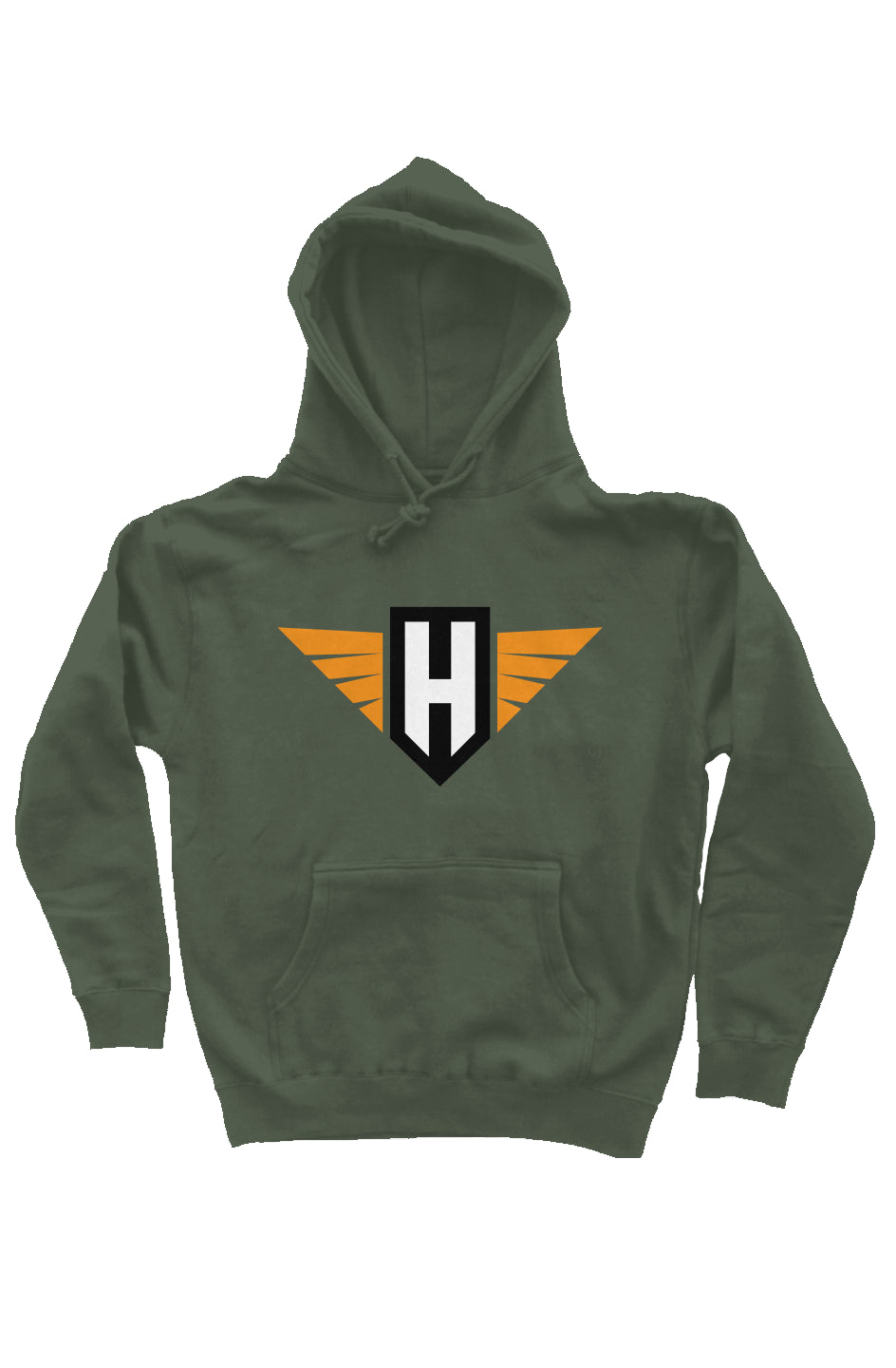 hawk logo - unisex heavyweight hoodie