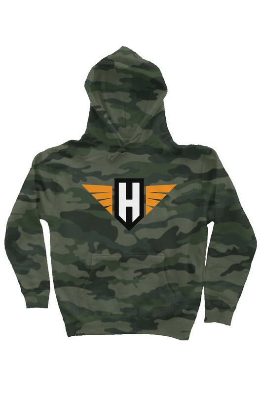 hawk logo - unisex heavyweight hoodie