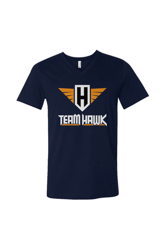 team hawk w/logo - unisex v-neck