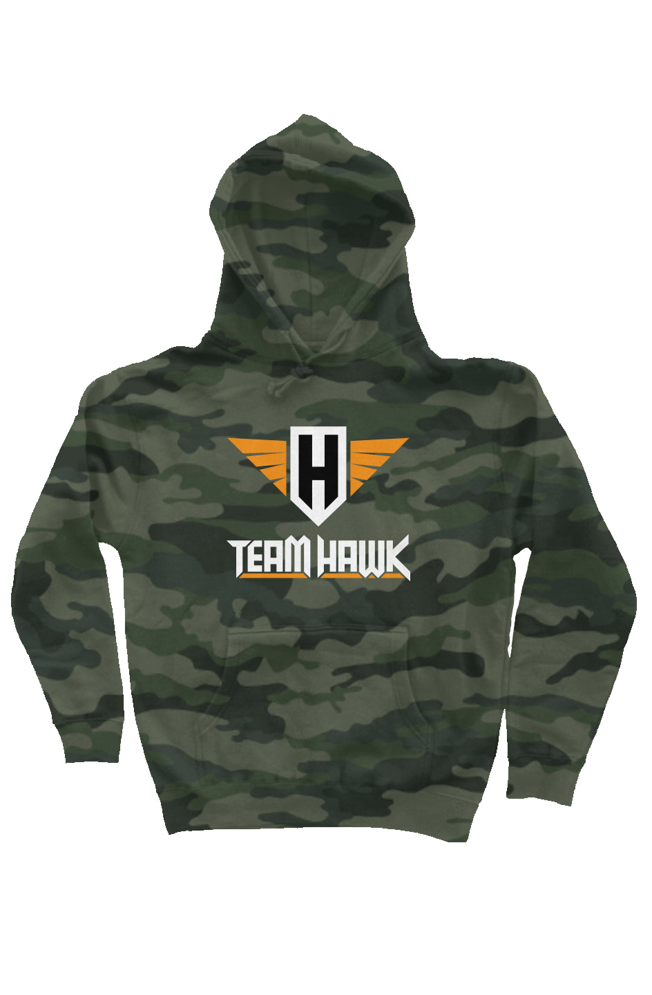 team hawk w/logo - unisex heavyweight pullover hoo