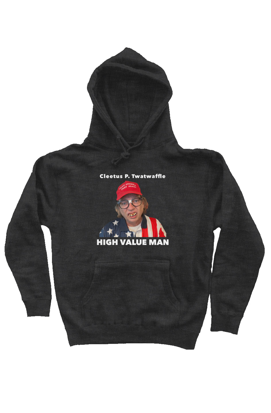 high value man - unisex heavyweight pullover hoodi