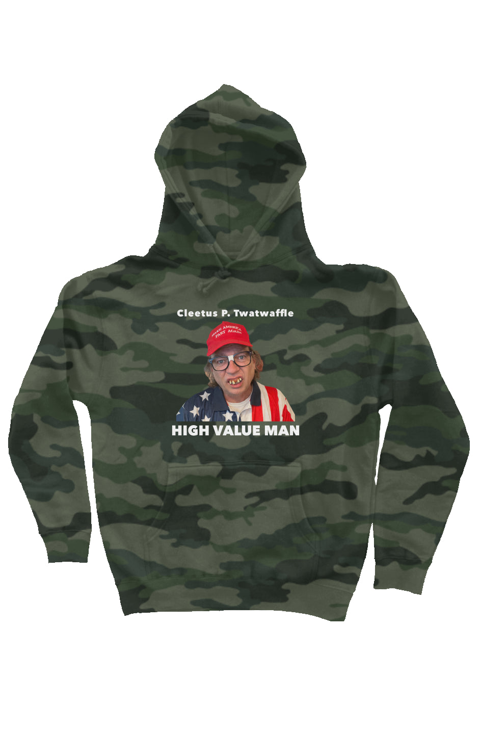 high value man - unisex heavyweight pullover hoodi