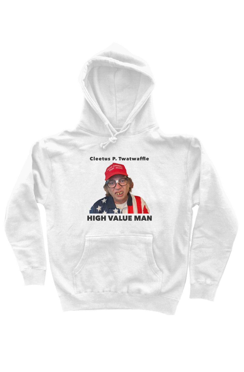 high value man - unisex heavyweight pullover hoodi