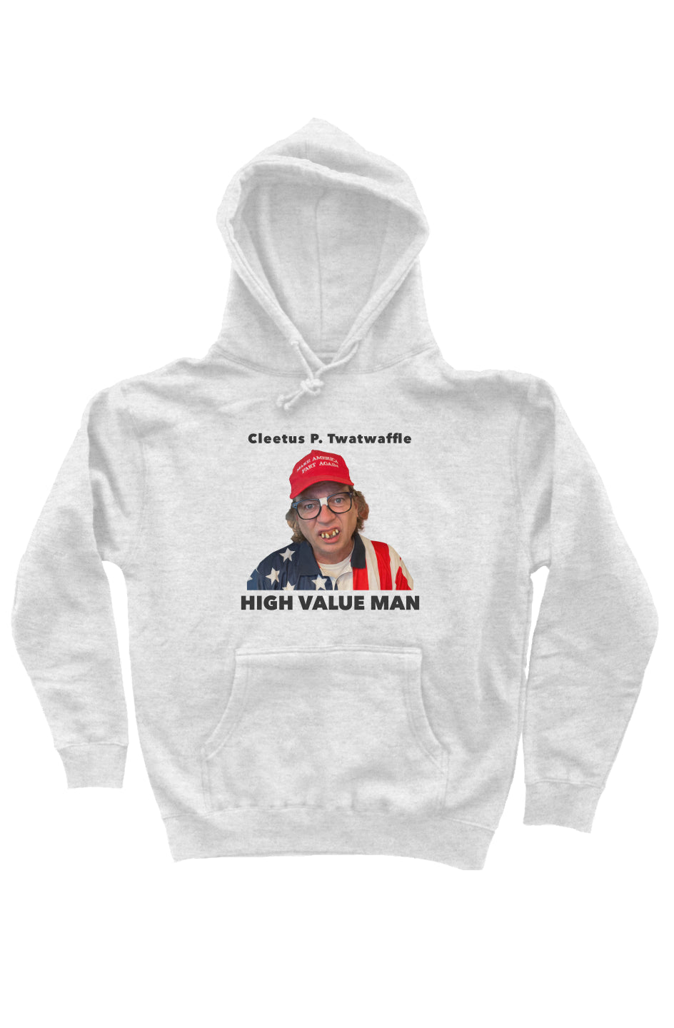 high value man - unisex heavyweight pullover hoodi