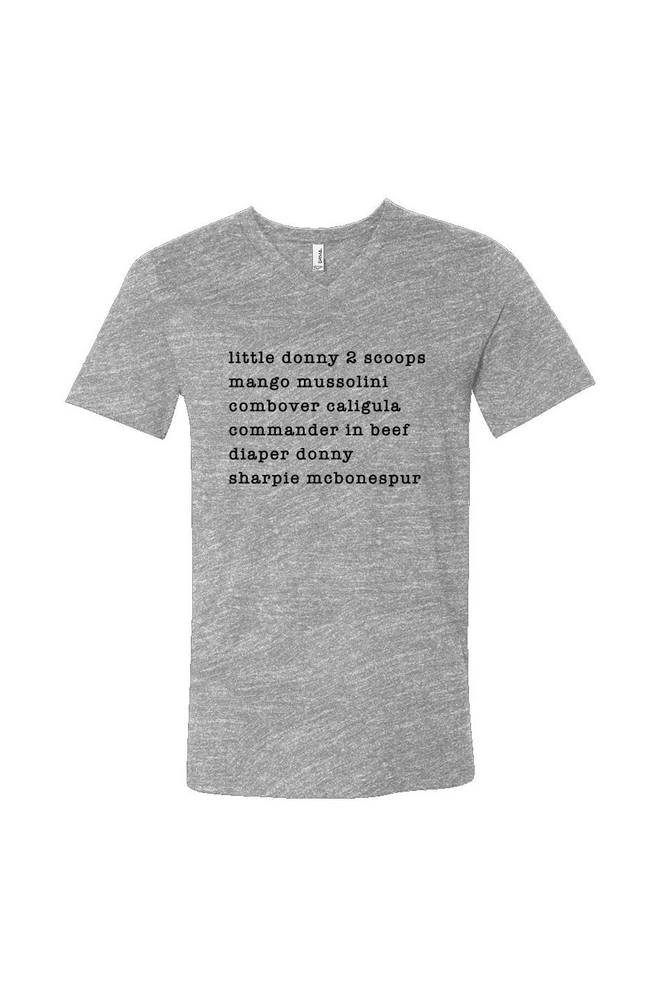 nicknames - unisex v-neck