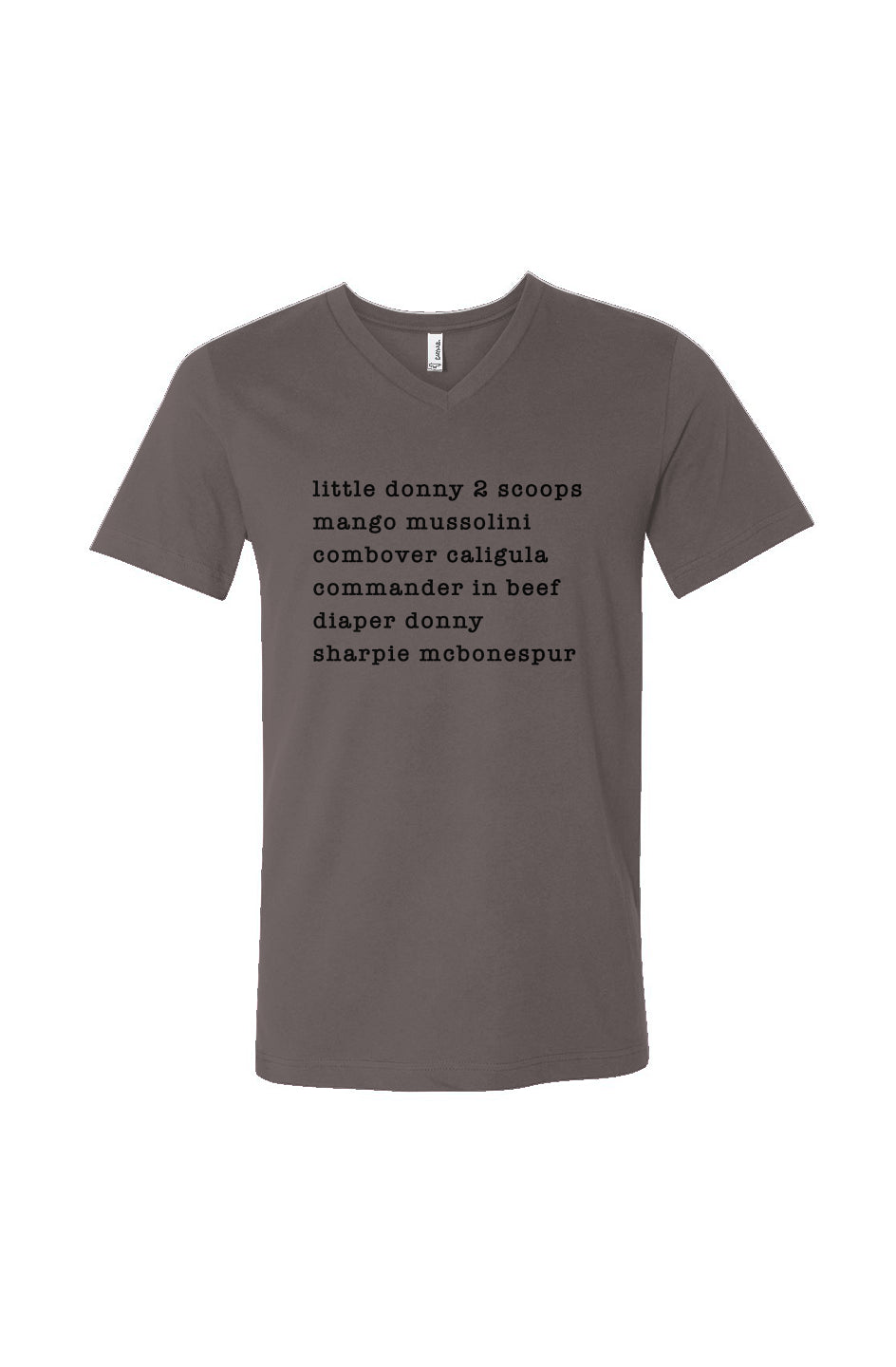 nicknames - unisex v-neck