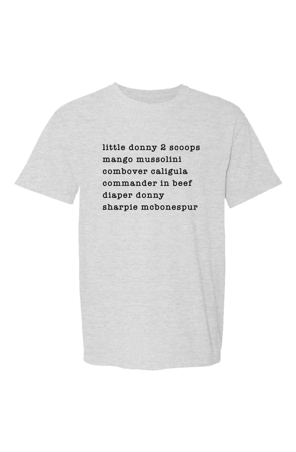 nicknames - unisex crew neck