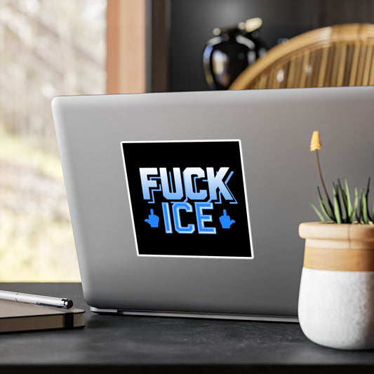 f*ck ICE -  vinyl sticker (black)