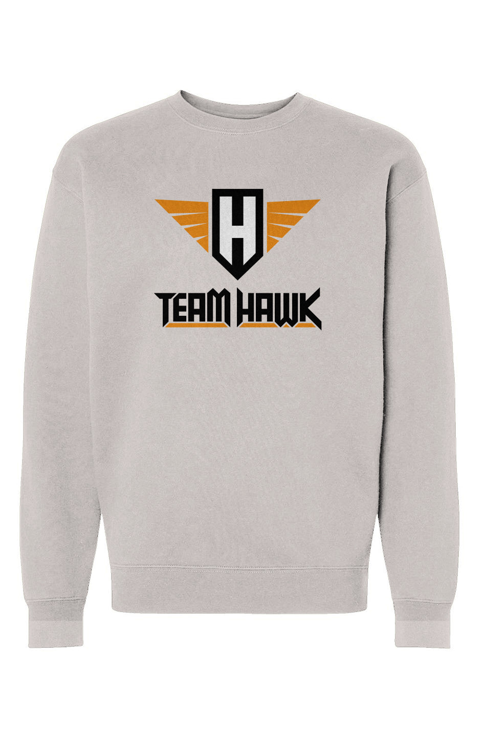 team hawk w/logo - unisex crew neck sweatshirt