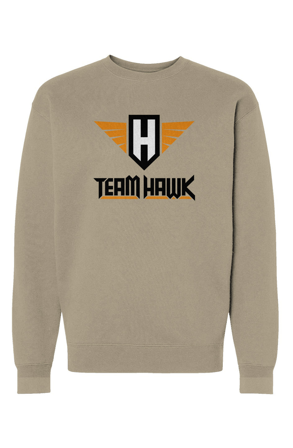 team hawk w/logo - unisex crew neck sweatshirt