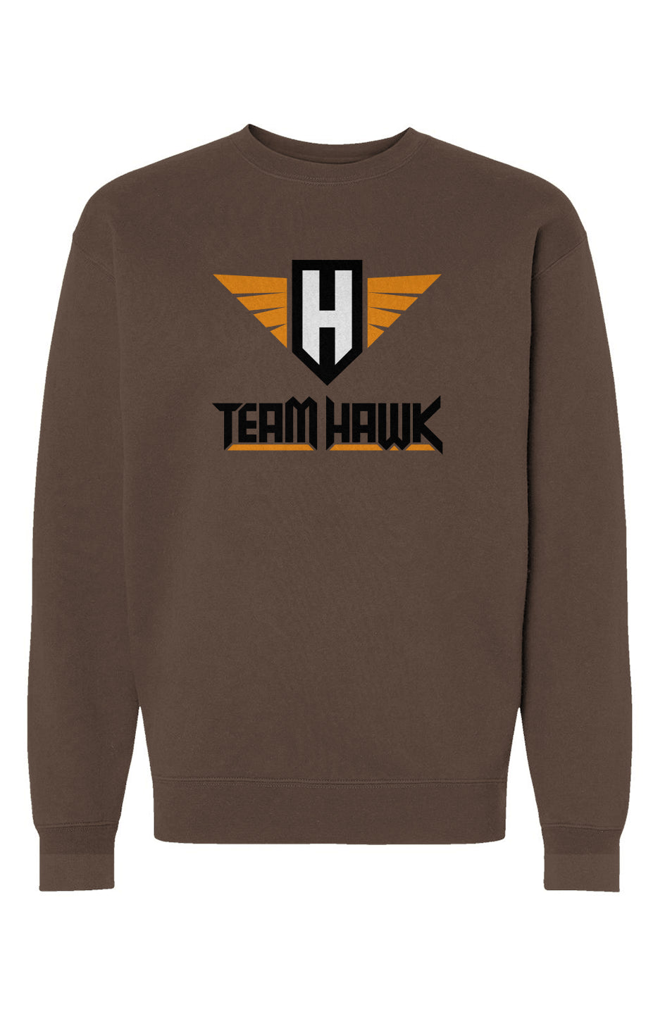 team hawk w/logo - unisex crew neck sweatshirt